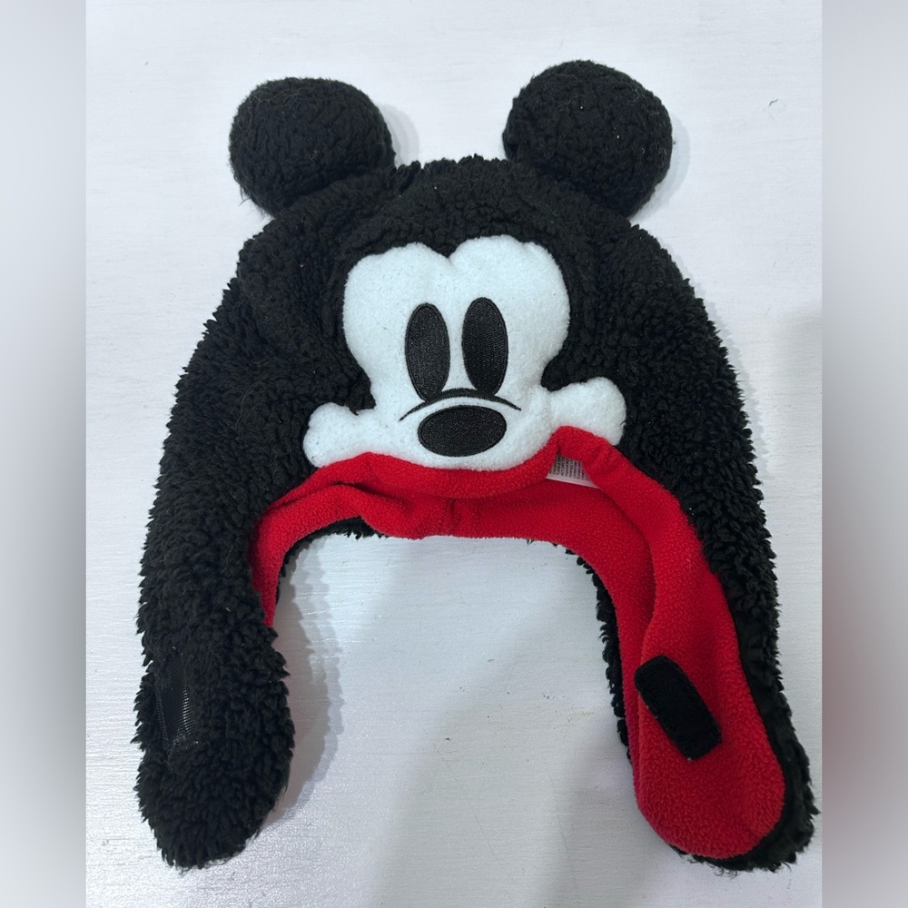 Disney Baby Gap MICKEY‎ MOUSE WINTER HAT PLUSH SOFT Size XS/S